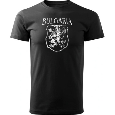 DRAGOWA Тениска с къс ръкав Герб, черна (37413)