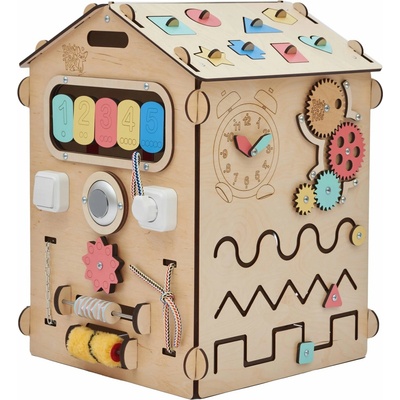 BusyKids Activity board domeček natura