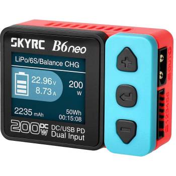 SKYRC Зарядно устройство за липо батерии SkyRC B6neo Smart Charger LiPo 1-6s 10A 200W SK100198-01 (SK100198-01)