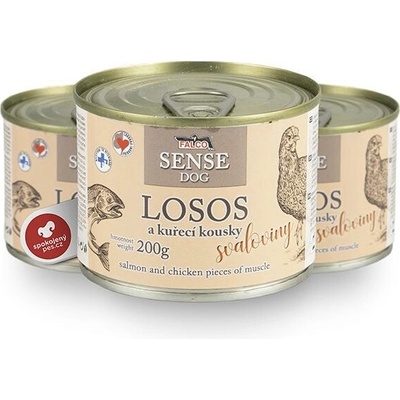 Sokol Falco Sense Dog losos a kuracie 200 g