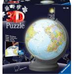 Ravensburger - Puzzle 3D Puzzleball World Globe LED - 500 piese