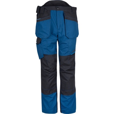 Portwest T702 WX3 Pracovné strečové nohavice modrá/čierna
