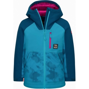 TROLLKIDS Детско ски яке Trollkids Girl's Lifjell Jacket XT Ski jacket - Dark Turquoise / Madeira Blue - размер 116 (EU) (703-7233-0115)