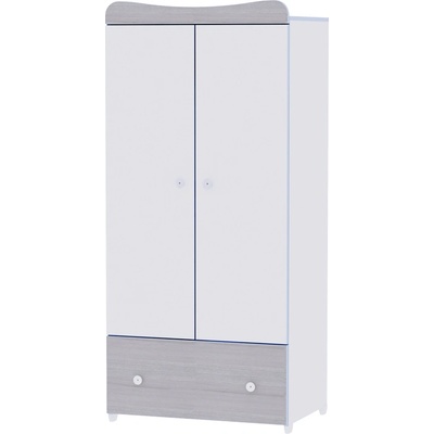 Lorelli Classic ГАРДЕРОБ exclusive БЯЛО/СИН БРЯСТ (10170120033)