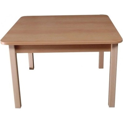 Tomaholz Stůl pro mateřské školy oranžová výška 46 cm tvar cm: čtverec 80x80 – Zboží Dáma