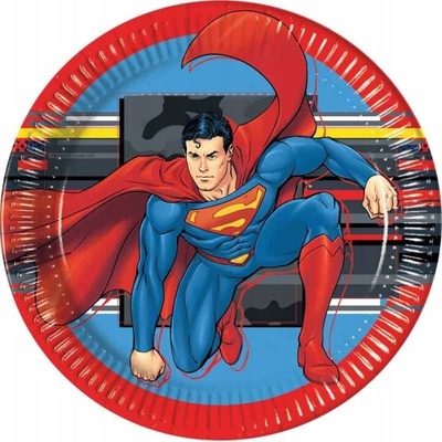 Procos Papierové taniere Superman Krypton 23 cm