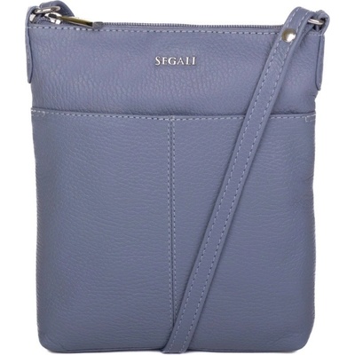 Segali dámska kožená crossbody kabelka 7001 B lavender