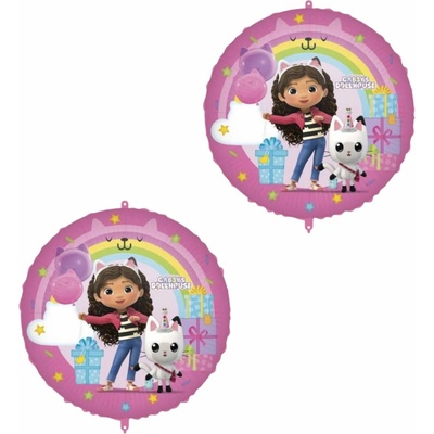 GODAN Balón fóliový Gábinin kouzelný domeček Gabby's Dollhouse 46 cm – Zbozi.Blesk.cz