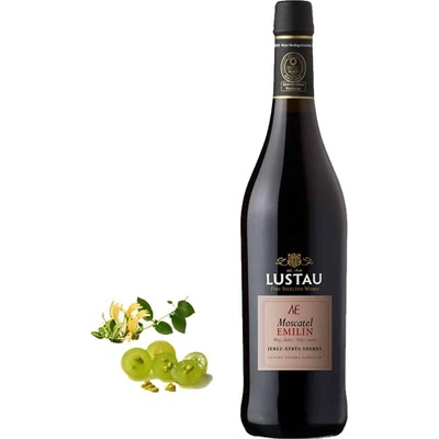 Sherry Lustau Moscatel Emilín 17% 0,75 l (čistá fľaša)