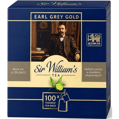Sir William's čierny čaj Earl Grey 100 vrecúšok