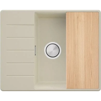 Твоят Стил Бежова кухненска гранитна мивка Копенхаген 50 Top 620х500