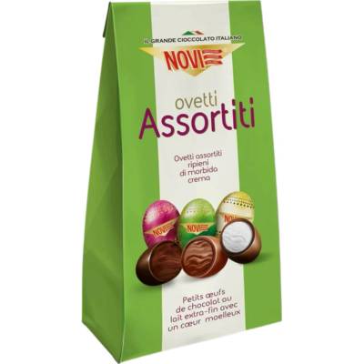 Novi Ovetti Assortiti Čokoládová vajíčka s různými náplněmi 160 g