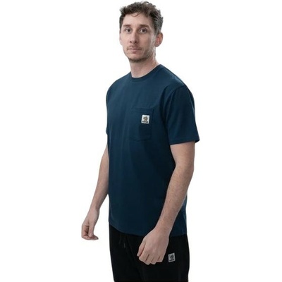 Nash Make It Happen Badge Pocket T-Shirt Navy Blue