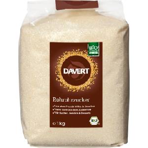 Davert Био сурова тръстикова захар ufra - 1.000 г