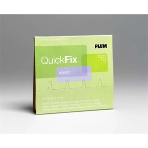 Plum Превръзка за рани "Quick Fix", 45 броя, гъвкав текстил, PLUM 5512/GANPL5512 (5512/GANPL5512)