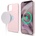 elago MagSafe Soft Silicone Case - силиконов (TPU) калъф с вграден магнитен конектор (MagSafe) за iPhone 12 Pro Max (светлорозов)