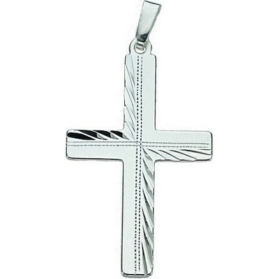 all4Silver Strieborný prívesok Kríž ZB31300