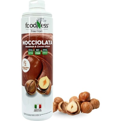 Foodness Nocciolata profesionální lískooříškový a kakaový filling 1 kg