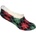 Miso Чорапи Miso Women's Christmas Jacquard Machine Washable Slipper Socks - Green/Red