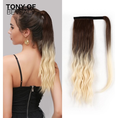 Hodvábny clip in Wrap Around Ponytail - double