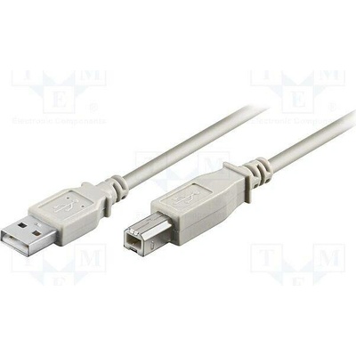 Goobay 50954 USB 2.0, USB A vidlice, USB vidlice, 3m, šedý