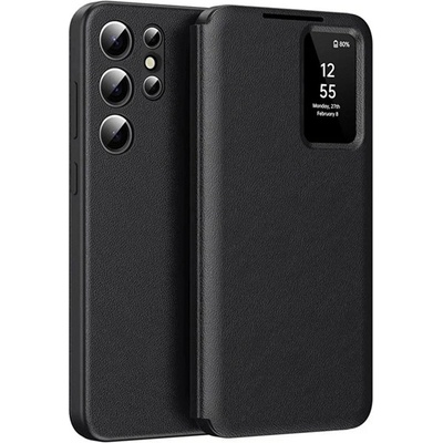 Gigapack Samsung S24 Ultra GIGAPACK Tok с активен FLIP, Smart View Cover, BLACK GP-166908 (GP-166908)