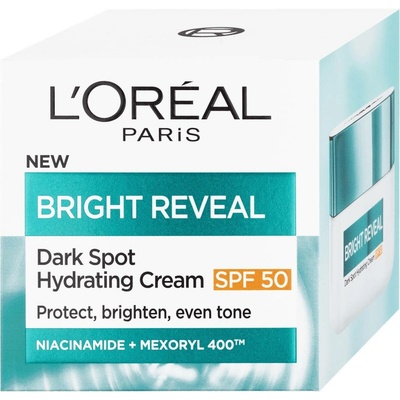 L'ORÉAL PARiS Bright Reveal denní hydratační krém proti tmavým skvrnám SPF 50 50 ml