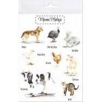 Mama Maluje Big Country Animals Stickers 1