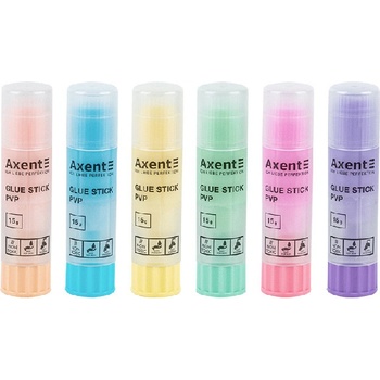 AXENT Сухо кръгло лепило Axent Pastelini PVP 15 g (1947028-7142-A)