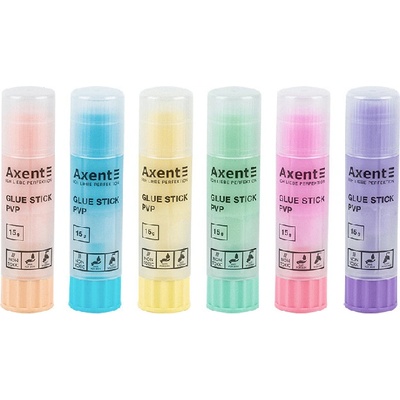 AXENT Сухо кръгло лепило Axent Pastelini PVP 15 g (1947028-7142-A)