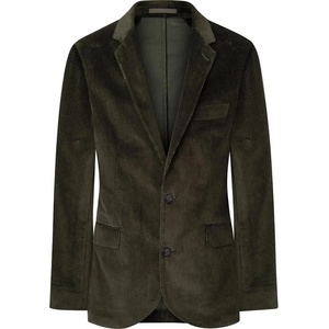 HACKETT Сако Hackett Cord Stretch Fit blazer - Green (Olive Green)