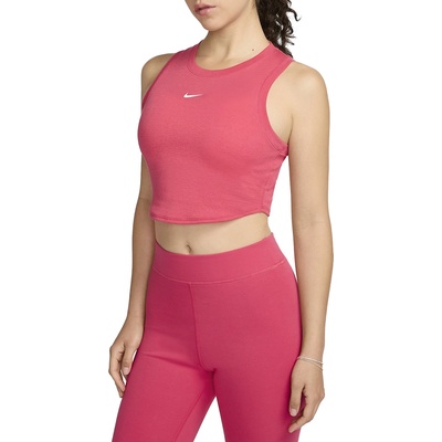 Nike Потник Nike W NSW ESSNTL RIB CRP TANK Червен Velikost L