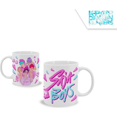 Euroswan Keramický hrnček SAJA BOYS K-POP DEMON HUNTERS 325 ml