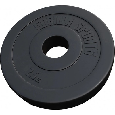 Gorilla Sports Olympijský poplastovaný cementový kotúč 1,25kg - 15kg 50/51mm