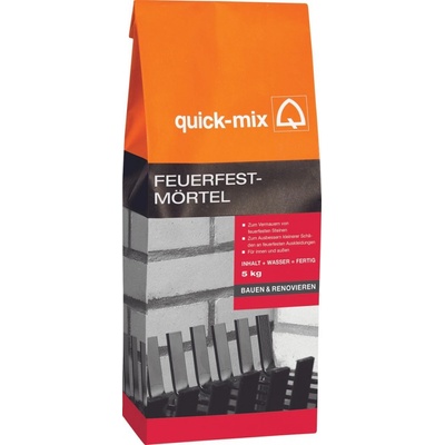 Quick-Mix Žiaruvzdorná malta FFM, 5 kg, +1000°C 46255