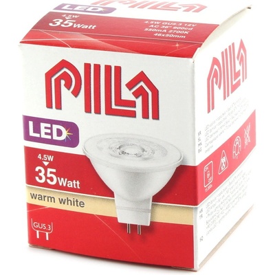 Pila LED žárovka LV GU5,3 4,5W 35W teplá bílá 2700K , reflektor 12V