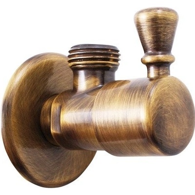 Rohový ventil, 1/2"x 1/2", bronz