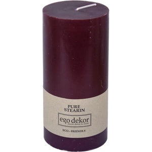 Ego dekor Виненочервена приятелска свещ, време на горене 50 ч. Eco - Eco candles by Ego dekor (ZBC-3771053)