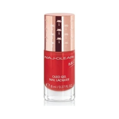 Naj Oleari Oleo gel Nail Lacquer lak na nehty s gelovým efektem 22 lacquer red 8 ml
