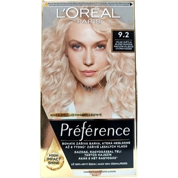 L'Oréal Féria Préférence 92 Iridescent Blonde