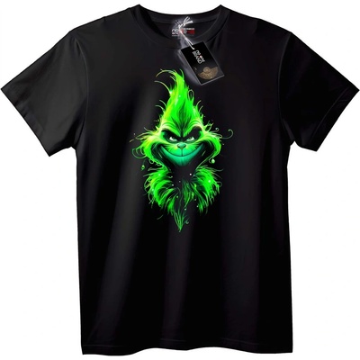 NOONEBRAND Тениска Grinch Зелен - 3XL, Black