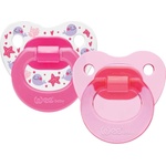 Wee Baby Залъгалки Wee Baby - 2 броя, 6-18 м, розови (438) - baby