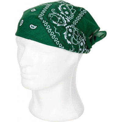 Bandana šátek zelená/bílá – Zbozi.Blesk.cz