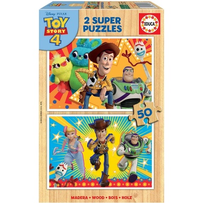 Educa Пъзел Educa от 2 x 50 части - Играта на играчките 4 (EDU18084)