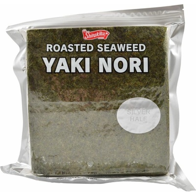 Shirakiku Řasy Nori silver půlené 130 g