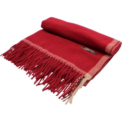 Krumlovanka dámská zimní vínová šála Cashmere Sensation měkká šála s kašmírovým omakem P-72617-RF