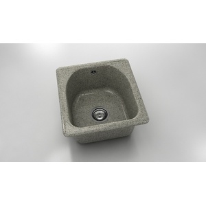 FAT Кръгла мивка Classic 217, Granicite, 255 Tweed, с включен сифон Мивка за вграждане