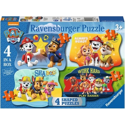 Ravensburger 069798 4v1 Tlapková patrola 4,6,8,10 dielov