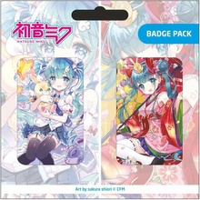 POPbuddies Hatsune Miku Pin Badges 2 Pack Set B