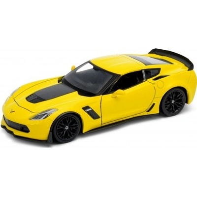 Welly 2017 Chevrolet Corvette Z06 Biela 1:34
